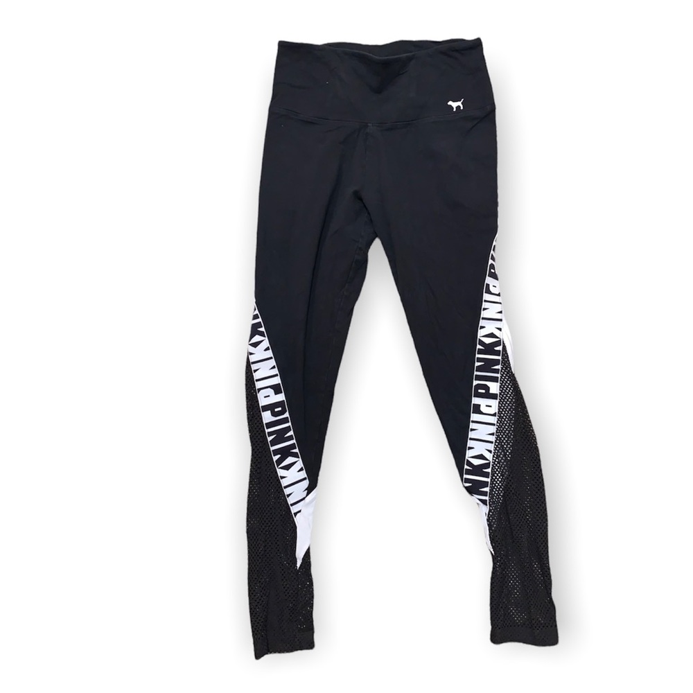 Medium Victoria secret pink leggings with mesh